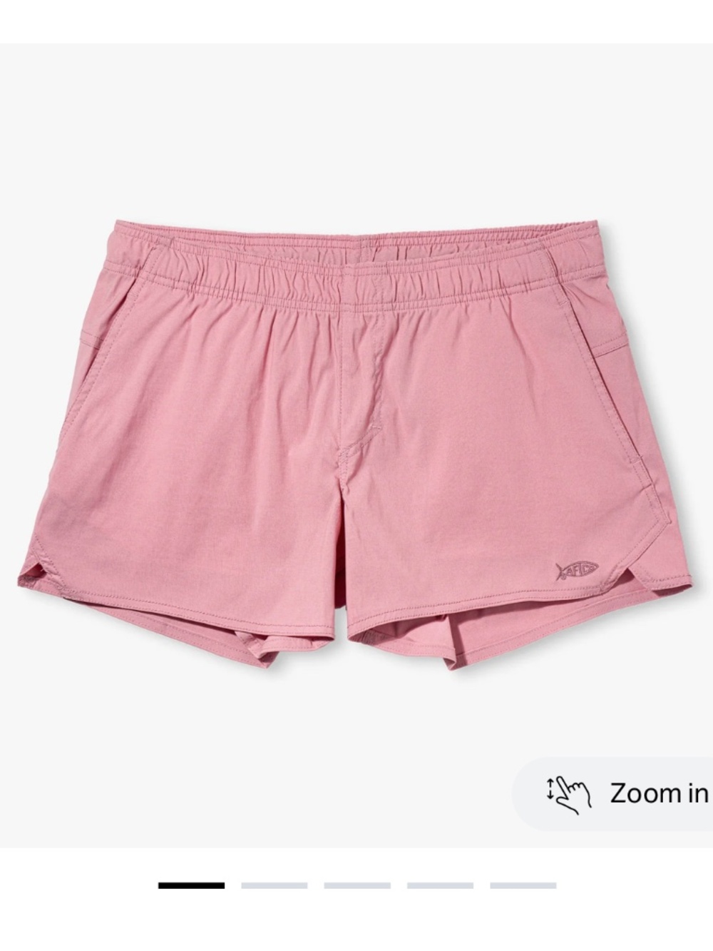 AFTCO Women’s Hazy Rose / Light Pink Sirena Hybrid Tech Shorts Size Medium